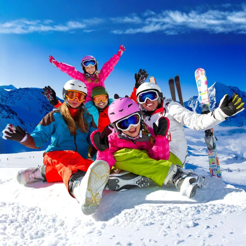 Fondo de nieve